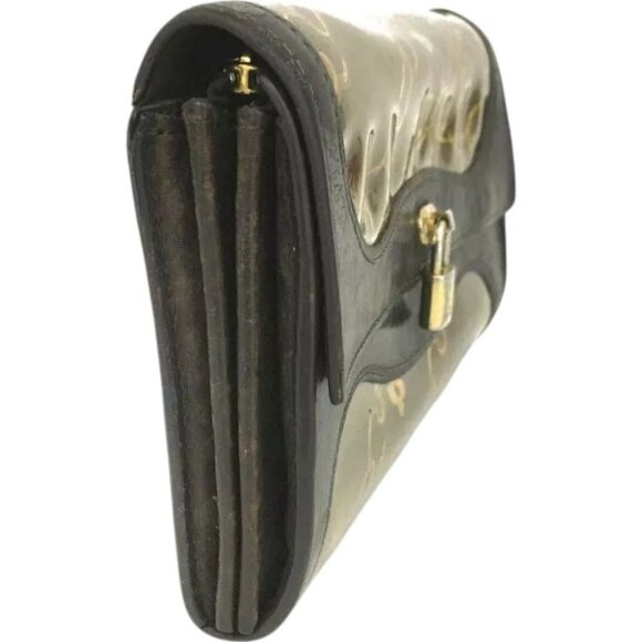 413220AX (X3) Louis Vuitton Wallet Long Brown Monogram Charms - Picture 4 of 9